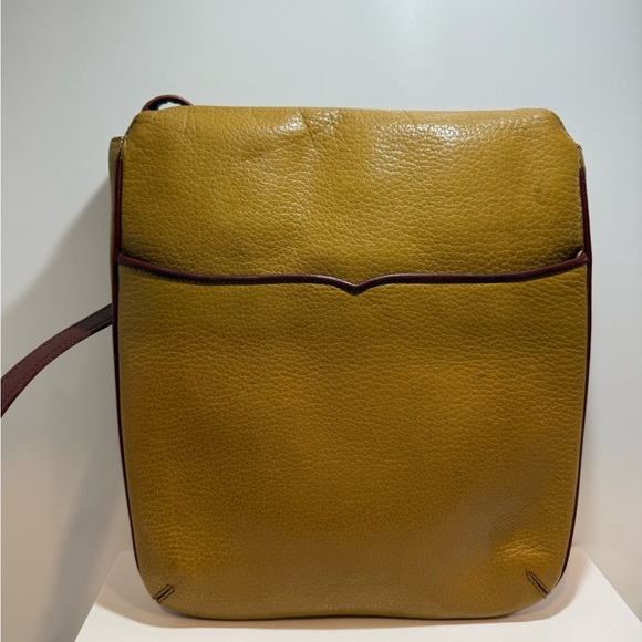 Cartier Vintage Must Line Yellow/Bordeaux Leather Crossbody Bag - Picture 2 of 8
